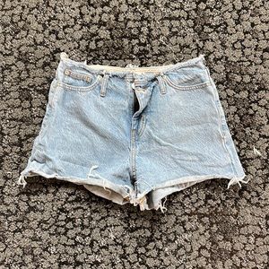 Denim shorts